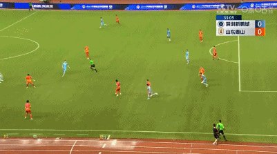 【中超】拜合拉木反戈破门 深圳新鹏城1比4山东泰山