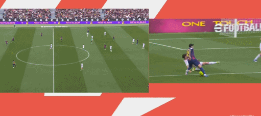 中国足彩网-半场：巴萨3-1塞维利亚，拉菲尼亚点射双响，奥尔莫破门